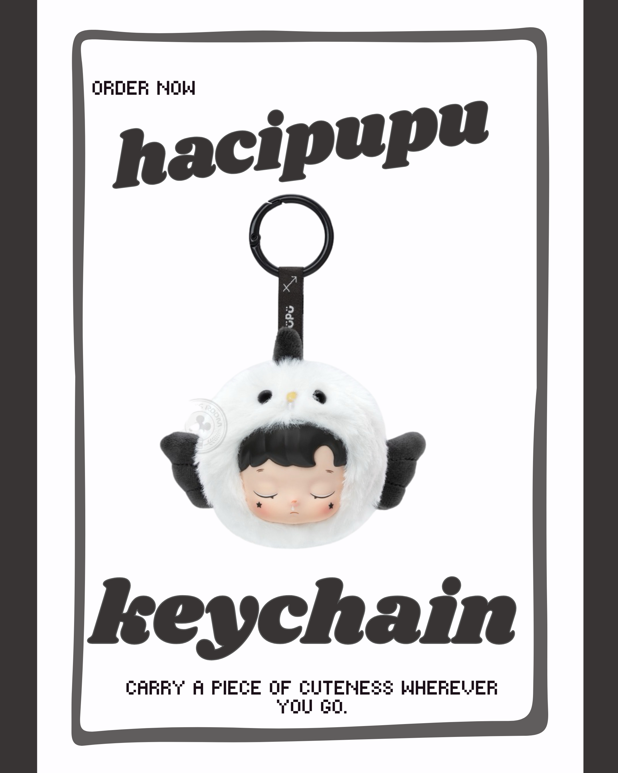 Hacipupu Bird Plush Keychain