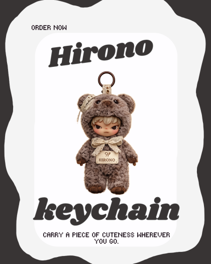 Hirono Bear Plush Keychain